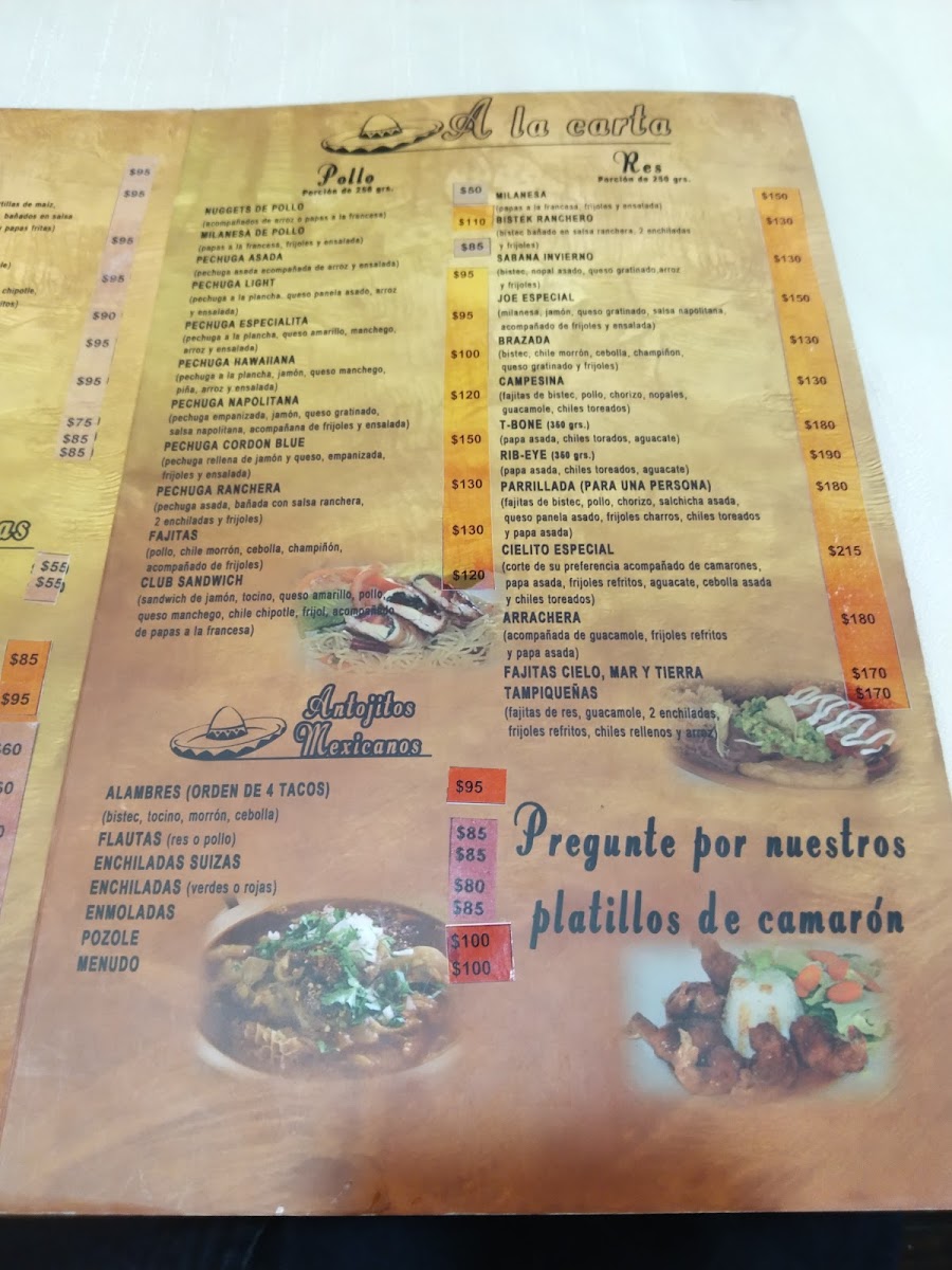 Restaurant Cielito Lindo Menu - Image 2